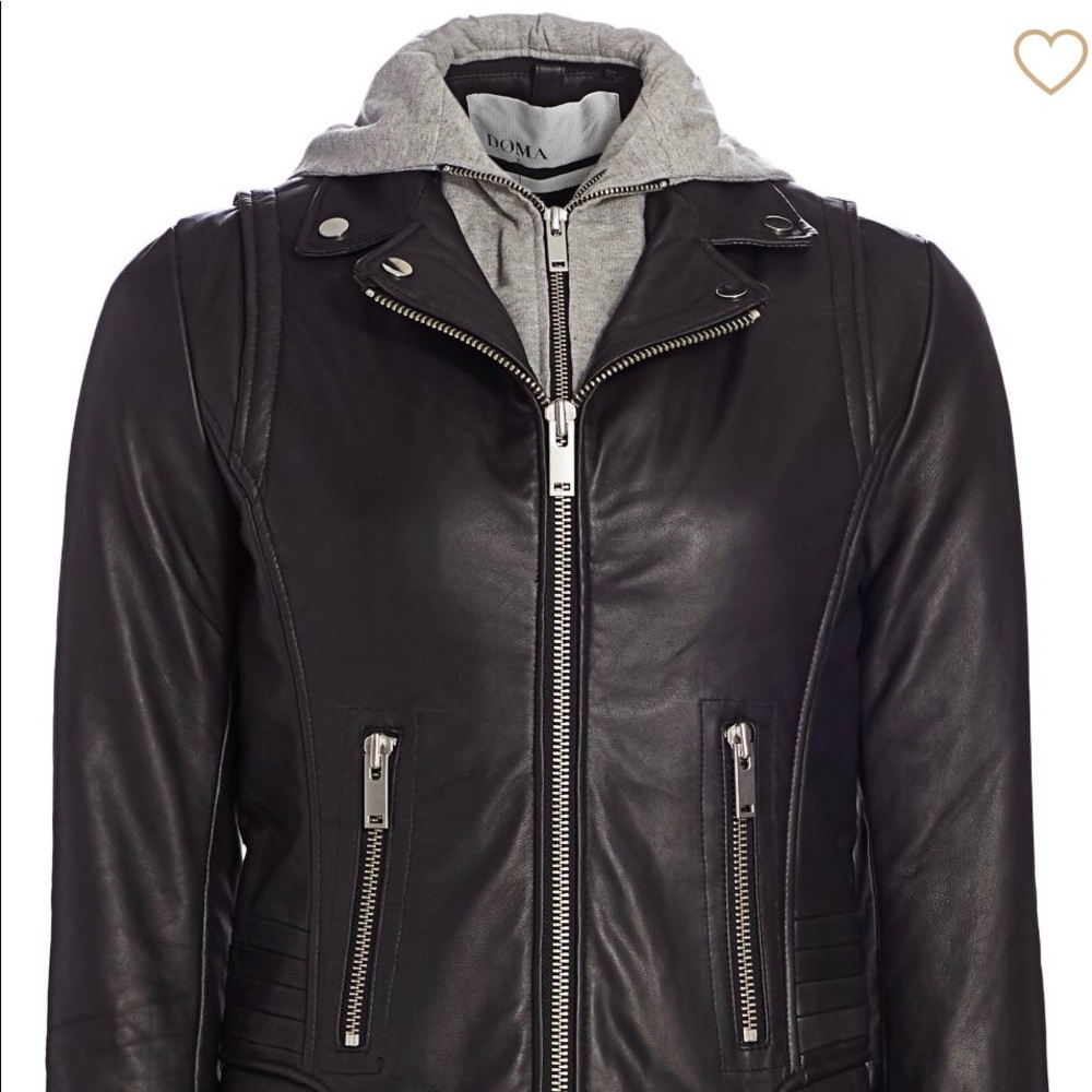 DOMA Women’s Leather Jacket Black